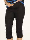 Angel Maternity New Cotton Maternity Cropped Pants in Black