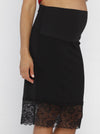 Angel Maternity Black Skirt with Lace Details (10088240838)