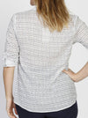 Maternity Roll Up Long Sleeve Shirt - Checker Print