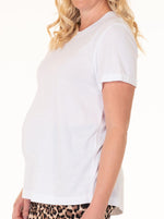 Maternity Cotton Swing Short Sleeve Tee Top