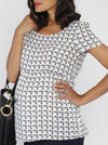 Maternity Relax Fit Summer Smock Top - Print