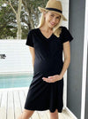 Maternity Casual Cotton T-Shirt Dress Lifestyle
