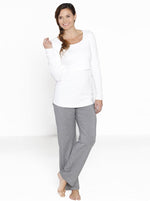 Maternity Stretchy Lounge Pant in Grey