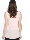 Breastfeeding Layered Chiffon Nursing Top - Soft Pink - Angel Maternity - Maternity clothes - shop online