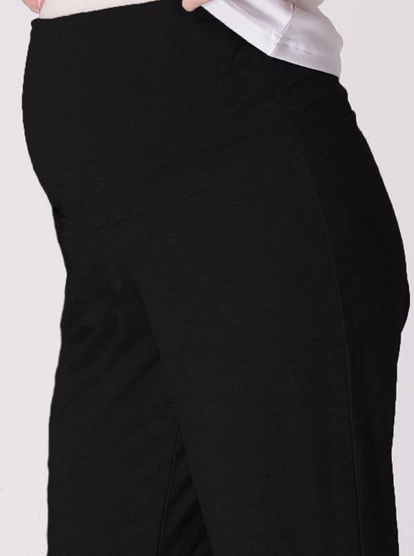 Maternity Soft Luxe Lounge Pants in Black - Angel Maternity - Maternity clothes - shop online