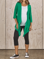 Maternity Nursing Cardigan in Green